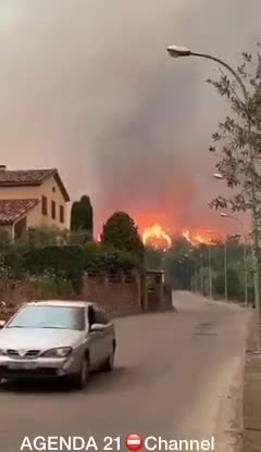 Spain 🇪🇸 The satanic forces are attacking humans from everywhere burning