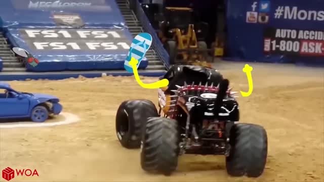 Crazy Monster Truck Freestyle Moments | Monster Jam highlights