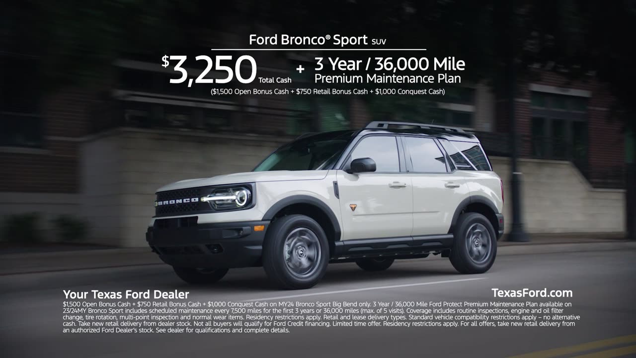 Y3G GTX Texas SUV FL Bronco Family :30 GM R1