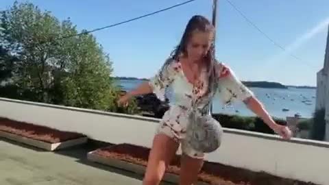 Football Skills 🔥 by a girl 😱