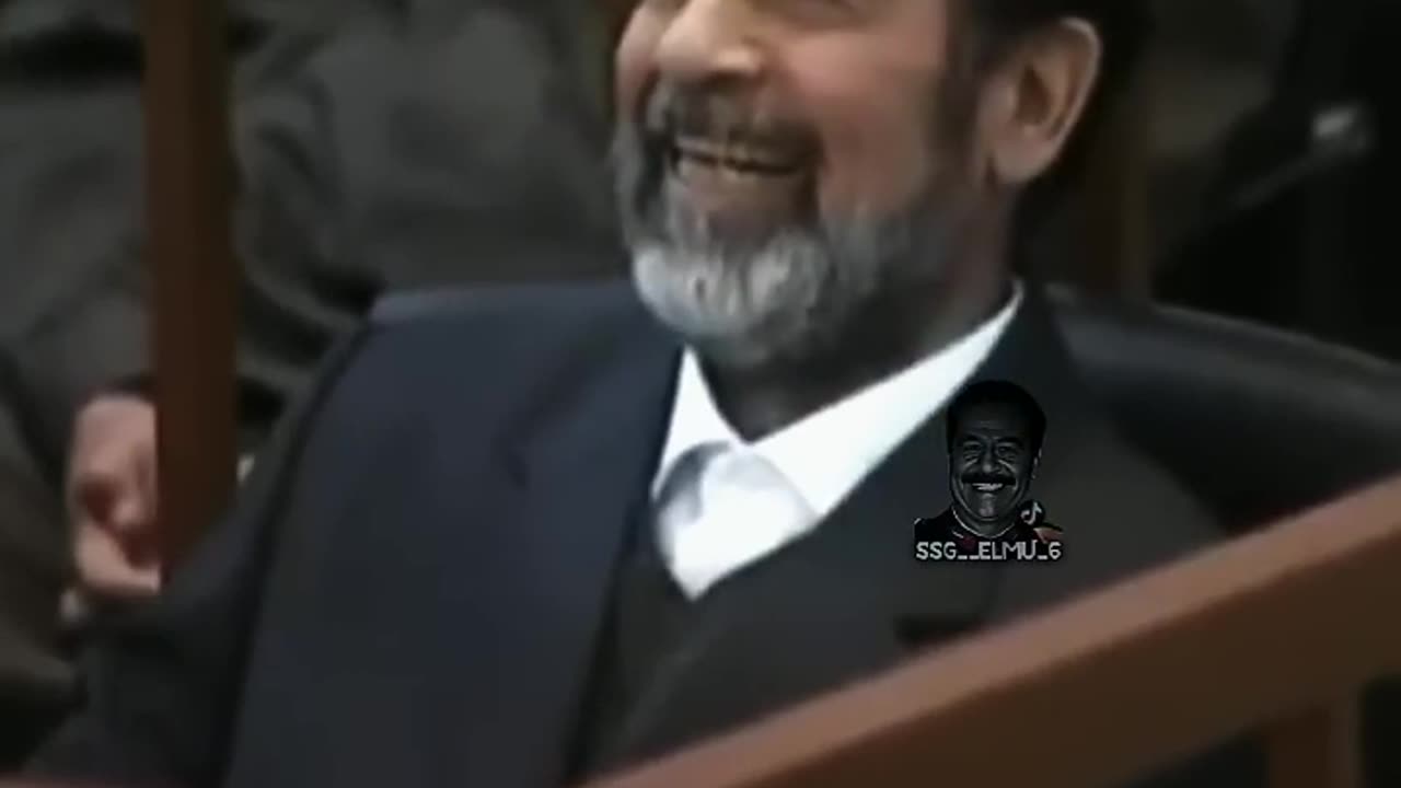 How king Saddam react on death sentence