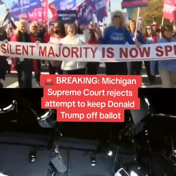 🚨 BREAKING: Michigan Supreme Court rejects attempt to keep Donald Trump off ballot