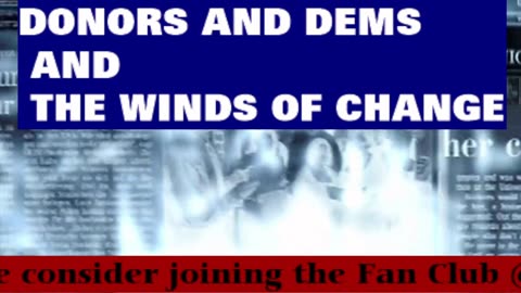 Donors and Dems and the Winds of Change