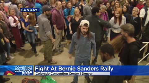 Fight breaks out at Sanders rally