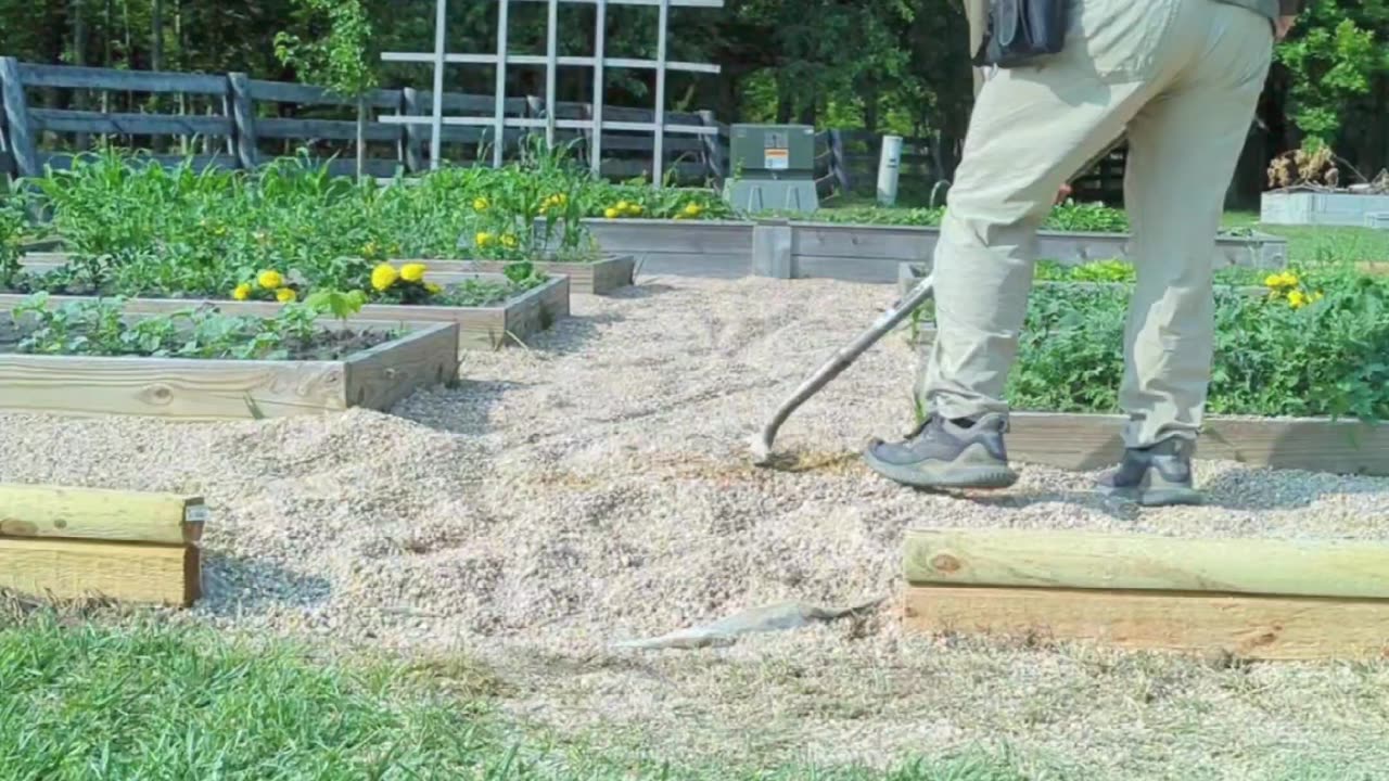 Raised garden bed upgrade