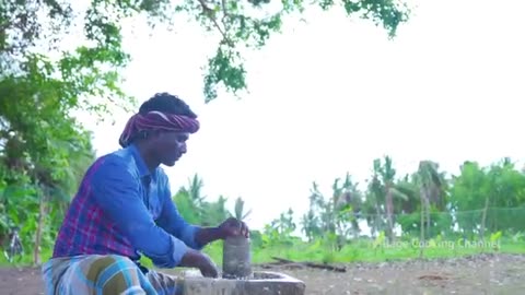 VILLAGE DONUT !!! Tamil Traditional Snacks Ulunthu Vadai | Cooking indian village