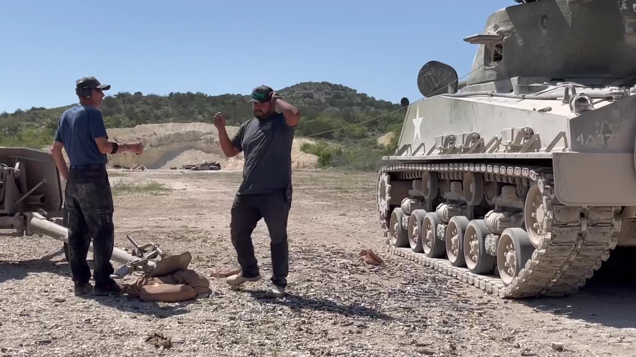 Uncle Bobs Sherman tank hat removal