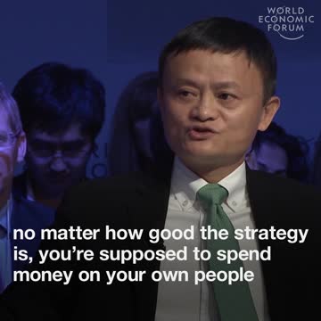 Jack Ma on America’s Wasted Wealth World Economic Forum
