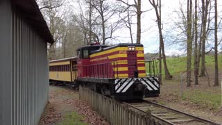 The Train At Denton Farm Park Rolling Into The Station 3-24-22