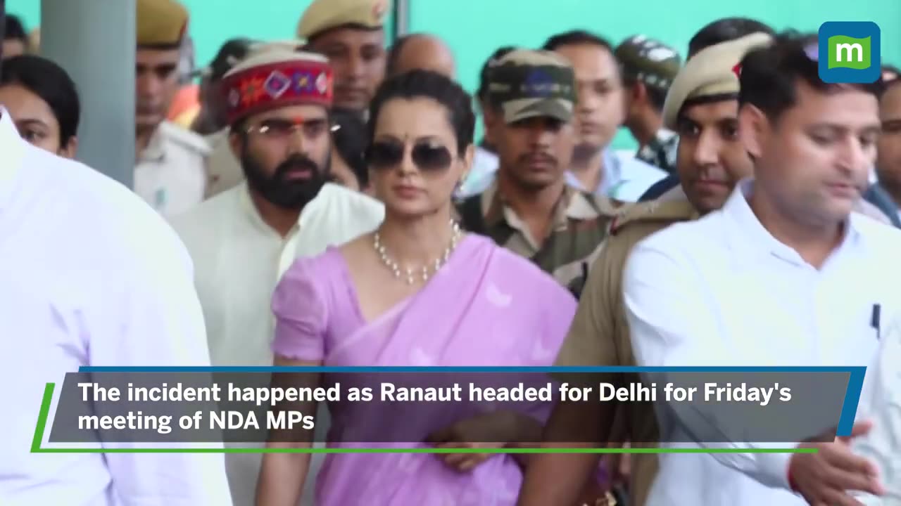 Kangana Ranaut claims assault by woman CISF guard at Chandigarh airport