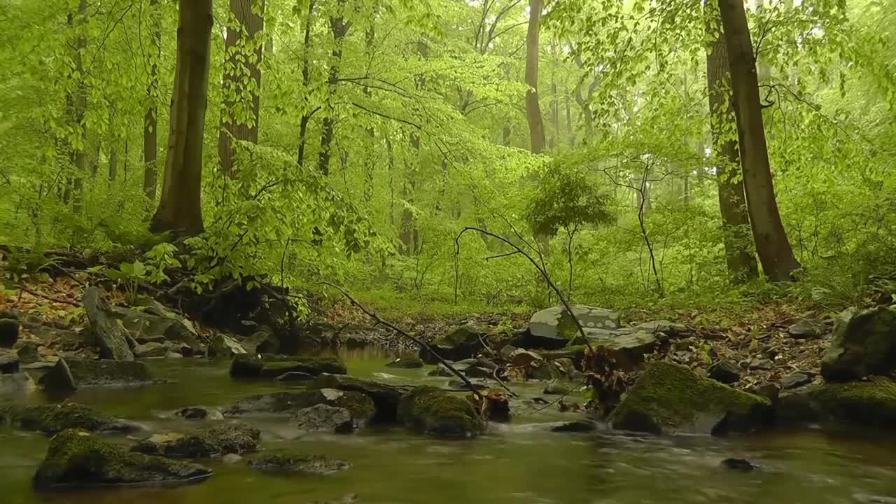 Babbling Brook and Singing Birds for Relaxation and Deep Sleep