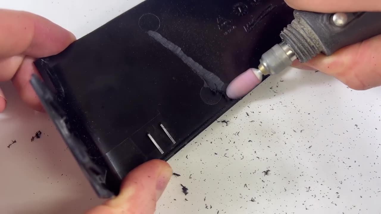 Ingenious way to repair broken plastics with plastic welding method