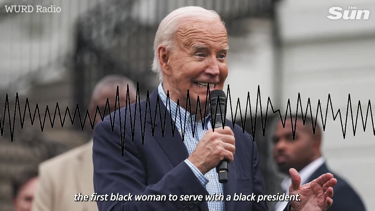 Biden "The First Black Woman To Serve With A Black President"