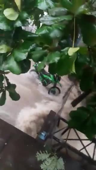 Fuertes lluvias en San Gil durante este sábado