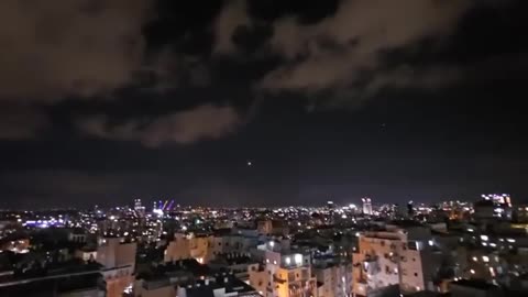 RAW FOOTAGE_ Hezbollah Fires at Central Israel