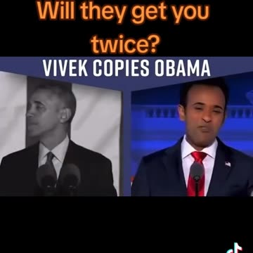 Vivek talking points are JUST like Obama!