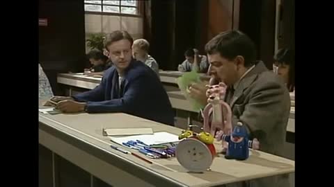 Exam time of mr. bean