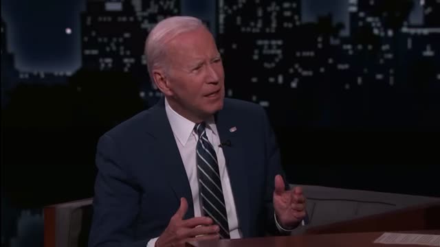 Biden being senile on Jimmy Kimmel