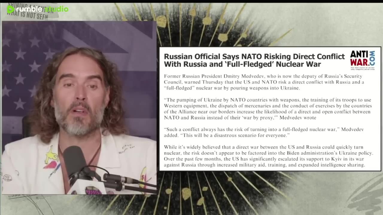 RUSSEL BRAND IT’S HAPPENING..NATO WW3 GLOBALISTS