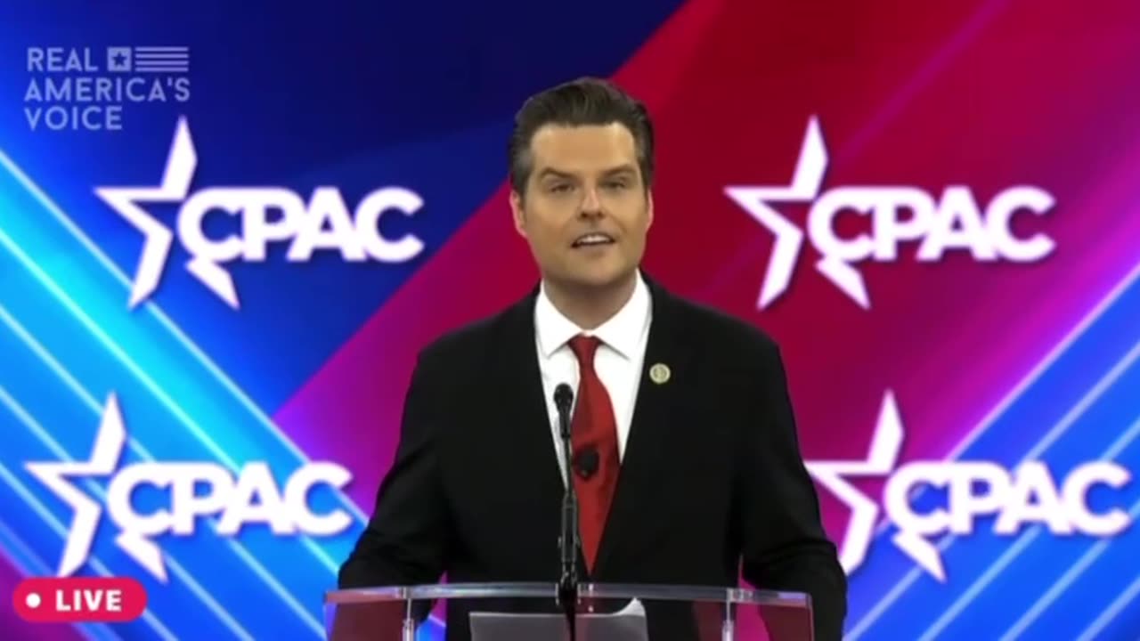 FIREBRAND "Matt Gaetz" @CPAC