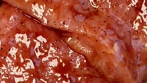 The steak