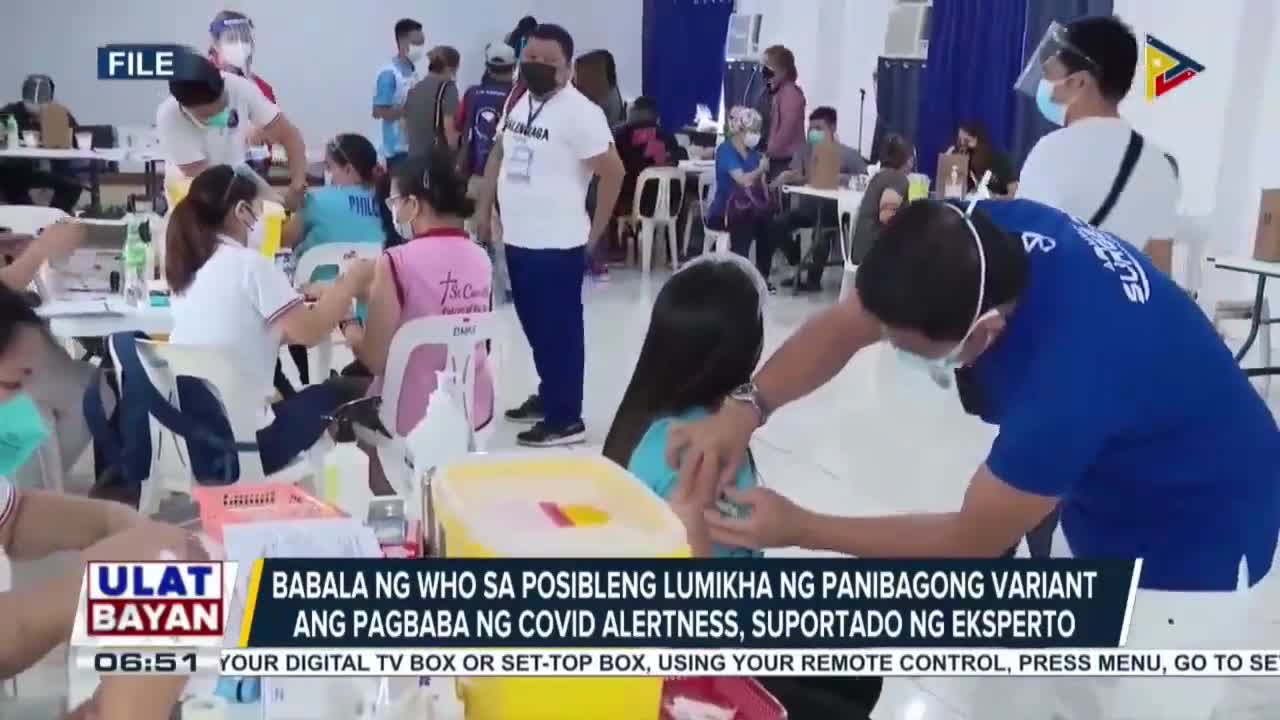 Babala ng WHO sa posibleng lumikha ng panibagong variant ang pagbaba ng COVID alertness, suportado