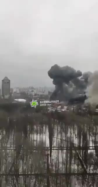 Second Russian missile reportedly missed the TV tower and hit the area of the Holocaust memorial