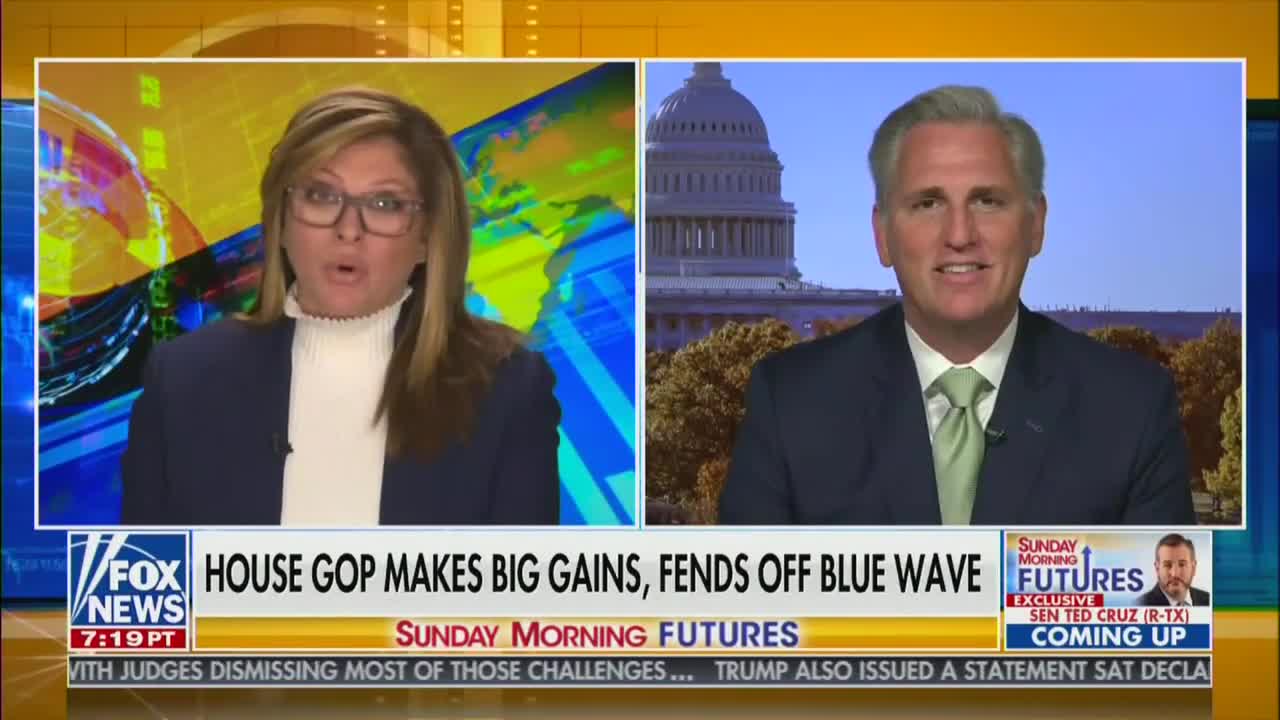 WATCH: Leader Kevin McCarthy on Maria Bartiromo!