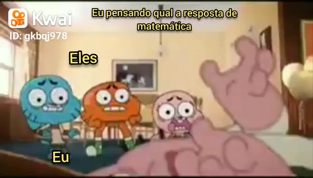 Eu pensando na conta de matemática