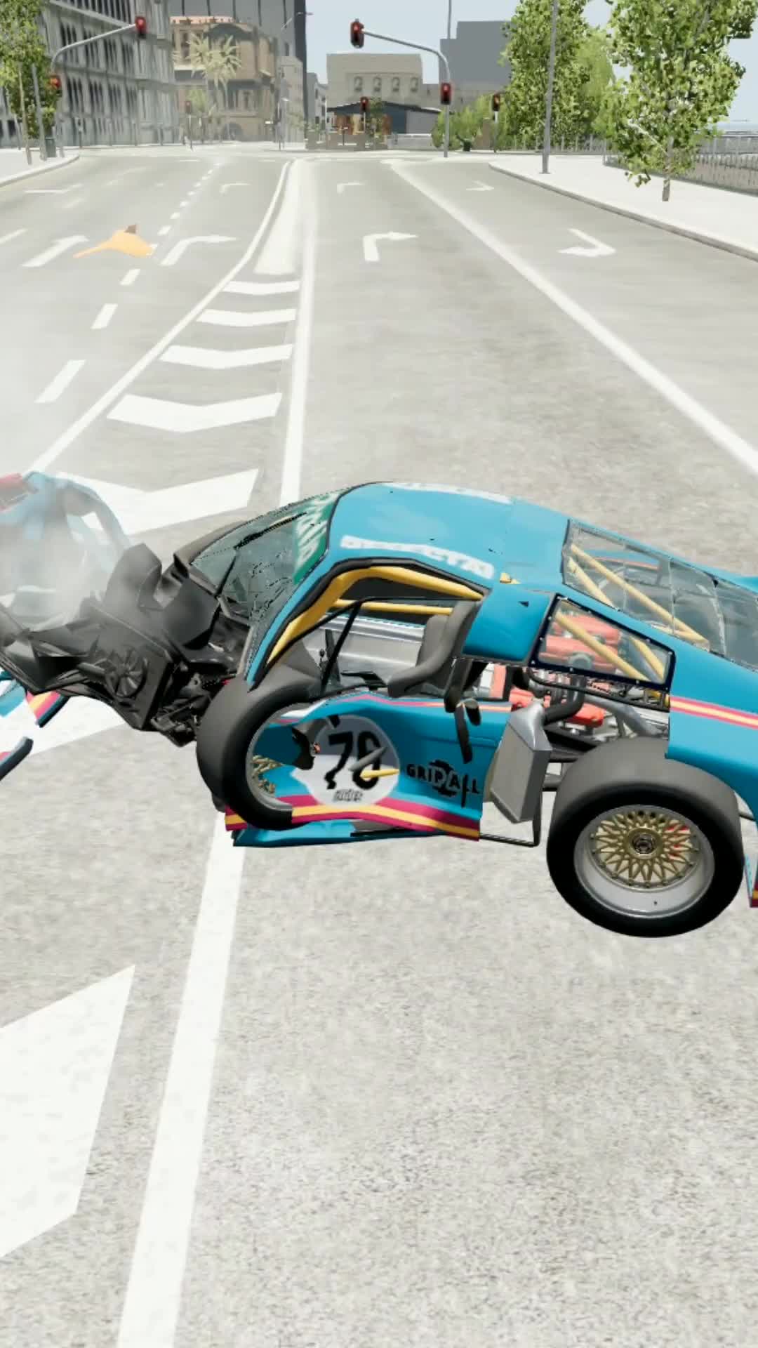 Boxes on the road #1.2 #Shorts #beamng #beamng_drive #beamng_drive_mods ...