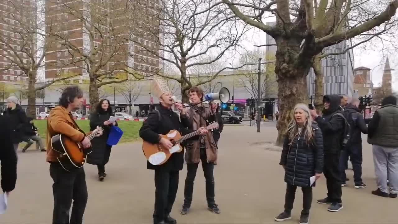 #LIVE David Kurten & The Great Reopening in Shepherds Bush l Campaign, Protest & Music (10.04.21)