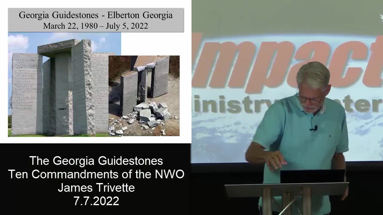 The Georgia Guidestones – The Ten Commandments of the NWO – James Trivette – 7.7.2022