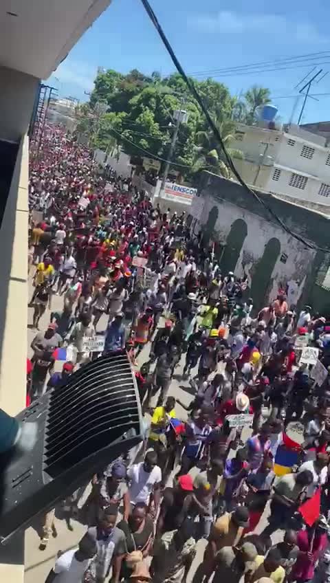 Moise jean Charles manifestation