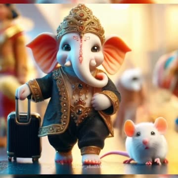 Ganesh on the way to your house 🏠