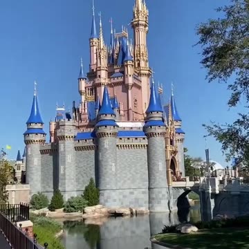 Disney World’s Cinderella Castle "burning to the ground"
