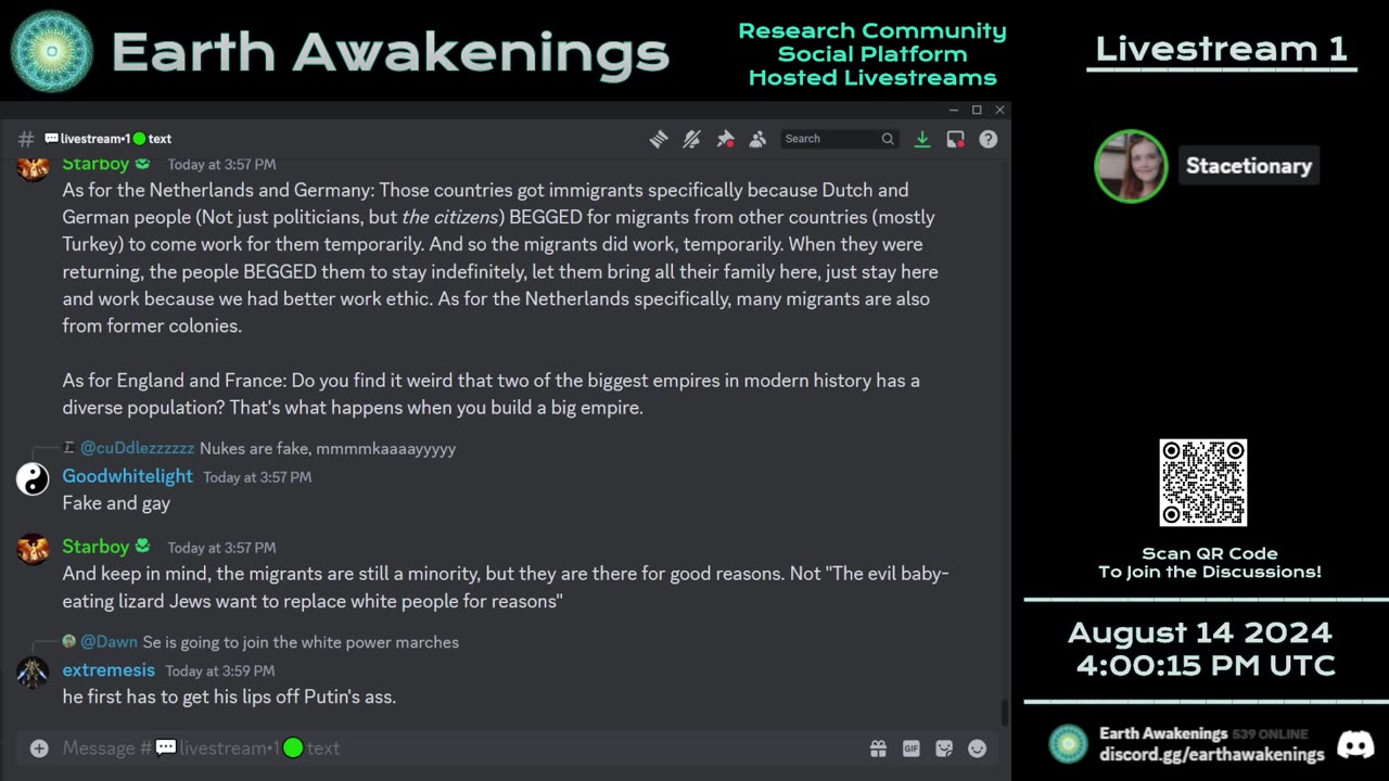 Earth Awakenings - Livestream 1 - #1800