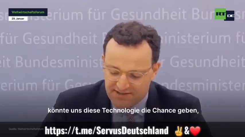 Jens Spahn spricht beim World Economic Forum bereits von der nächsten Pandemie