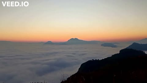 Sunrise Above The Clouds