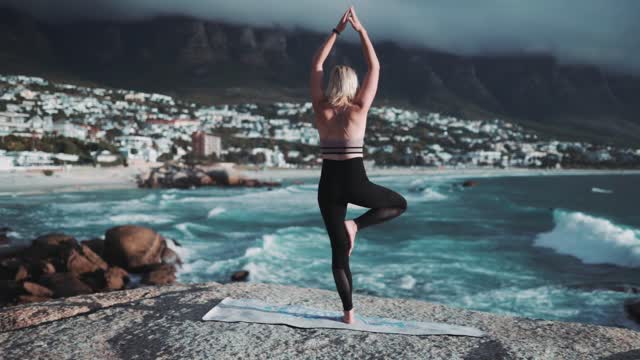 Person Doing Yoga