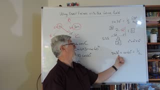 Math Trigonometry Set B 08 Non Right Angled Triangles Exact Values and the Cosine Rule Mostly for Year/Grade 10 and 11