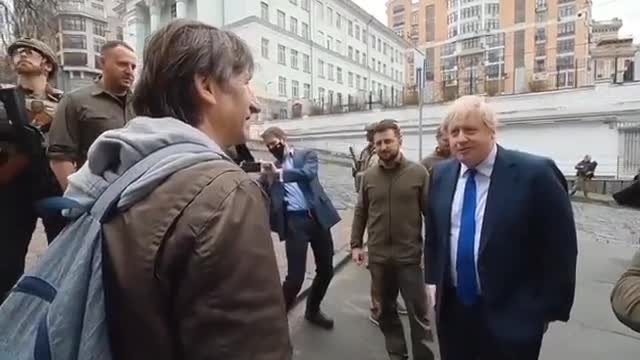 UK Prime Minister Boris Johnson makes surprise visit to Kyiv, Ukraine