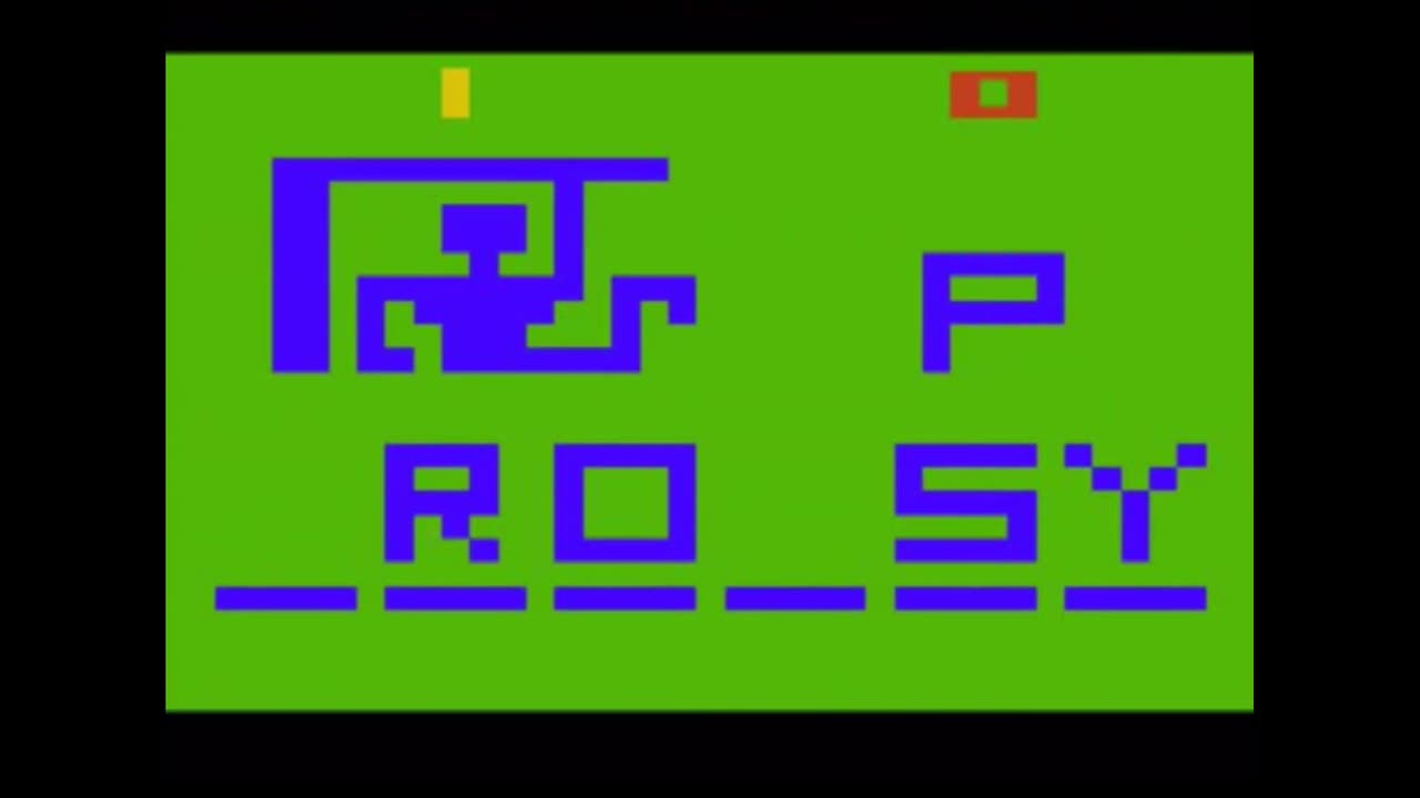 Hangman Review (Atari 2600) (1978)