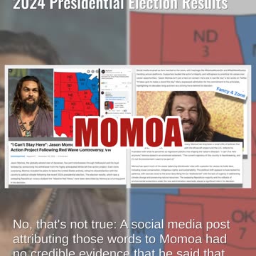 Fact Check: NO Evidence Jason Momoa Said He Is Leaving US Over 2024 Presidential Election Results