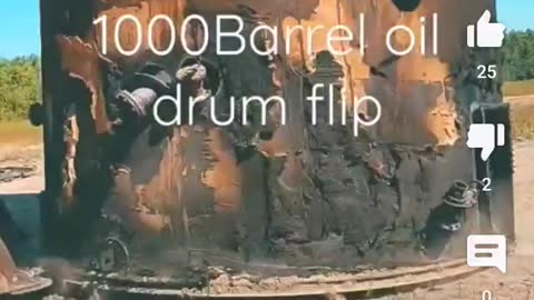 Oil drum flip massive drop