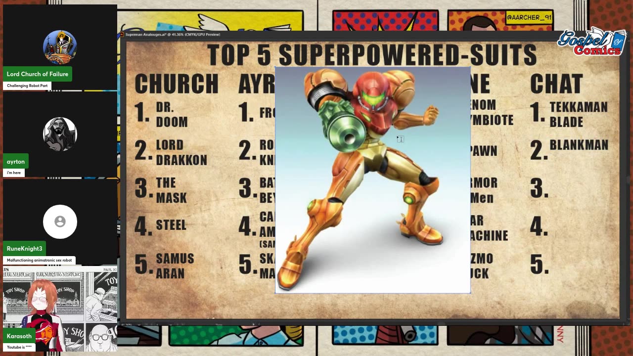 The Church of Failure: Super-Powered Suits and Challenging Robot Parts.