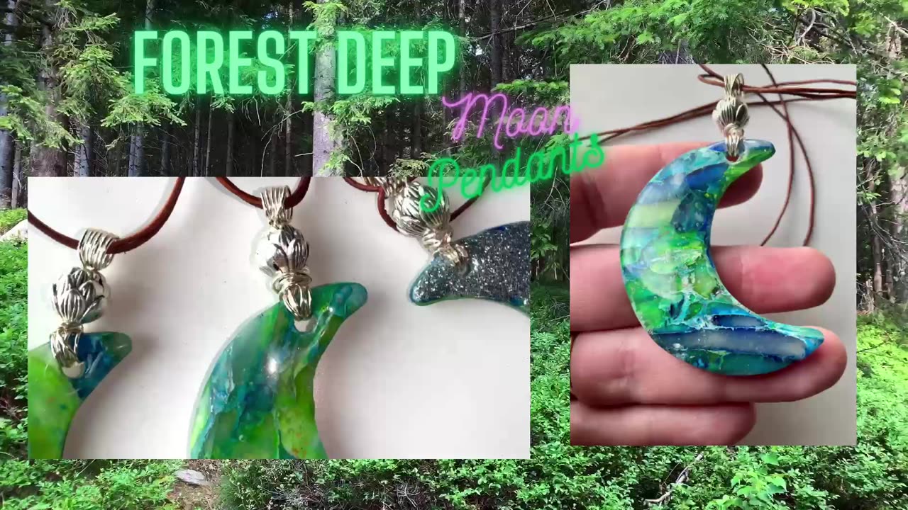 Forest Themed Pendant Necklaces