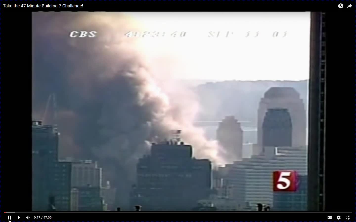 Dan Rather CNN Reports Bldg. 7 Controlled Demolition