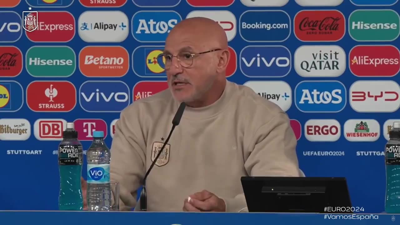 Luis de la Fuente sobre la jóvenes promesas Lamine, Nico, Wirtz y Musiala.