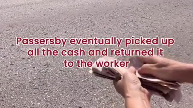 IS$3.7K cash scatters across Thailand road,