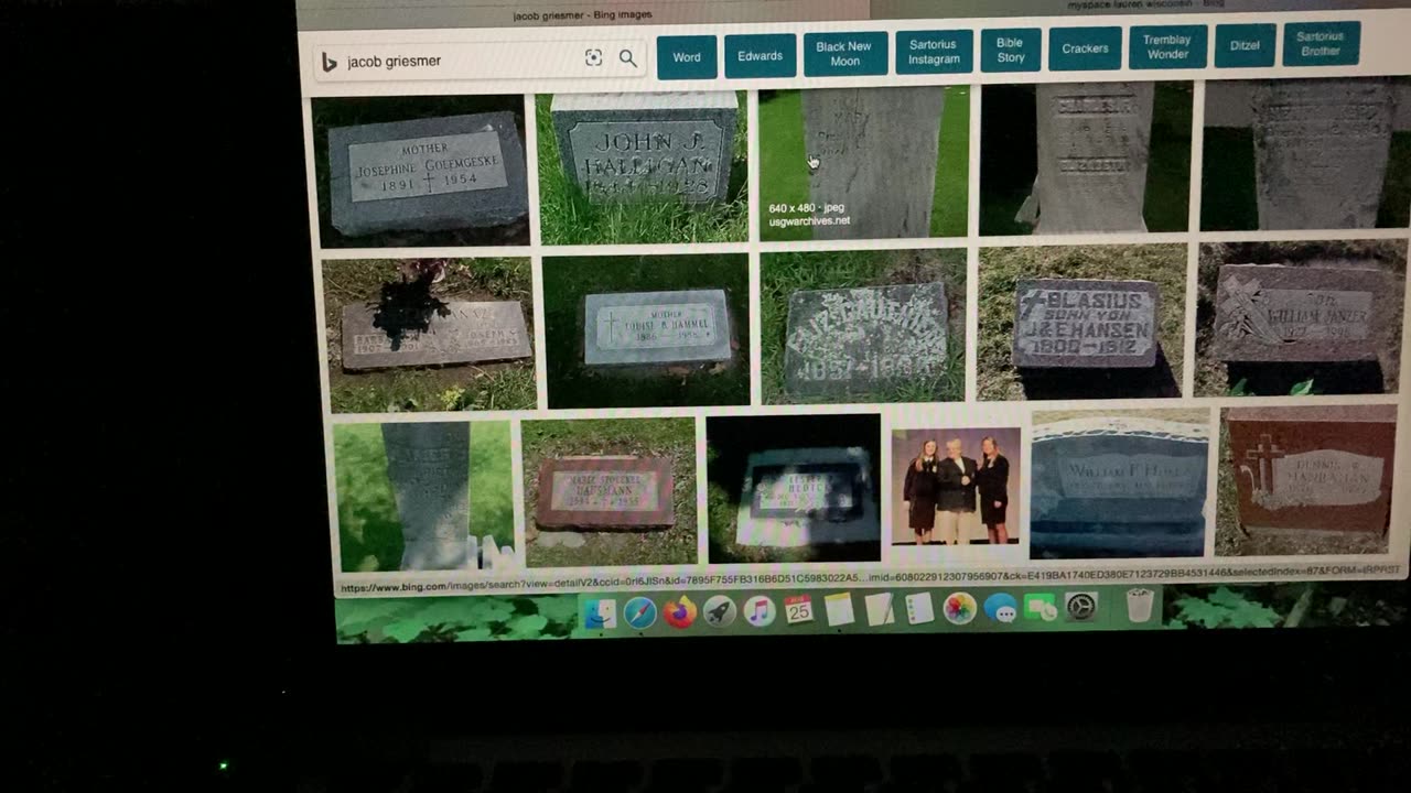 Googled my name and nothing but tombstones show up?